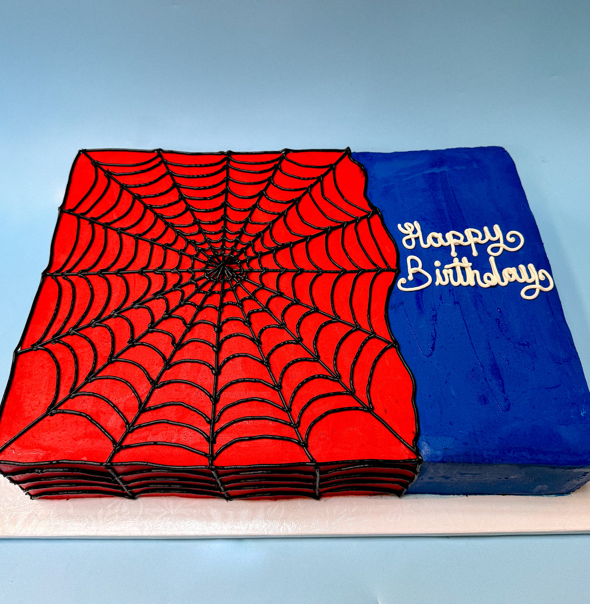 Spiderman Sheet Cake Padoca Bakery spiderman-sheet-cake-padoca-bakery