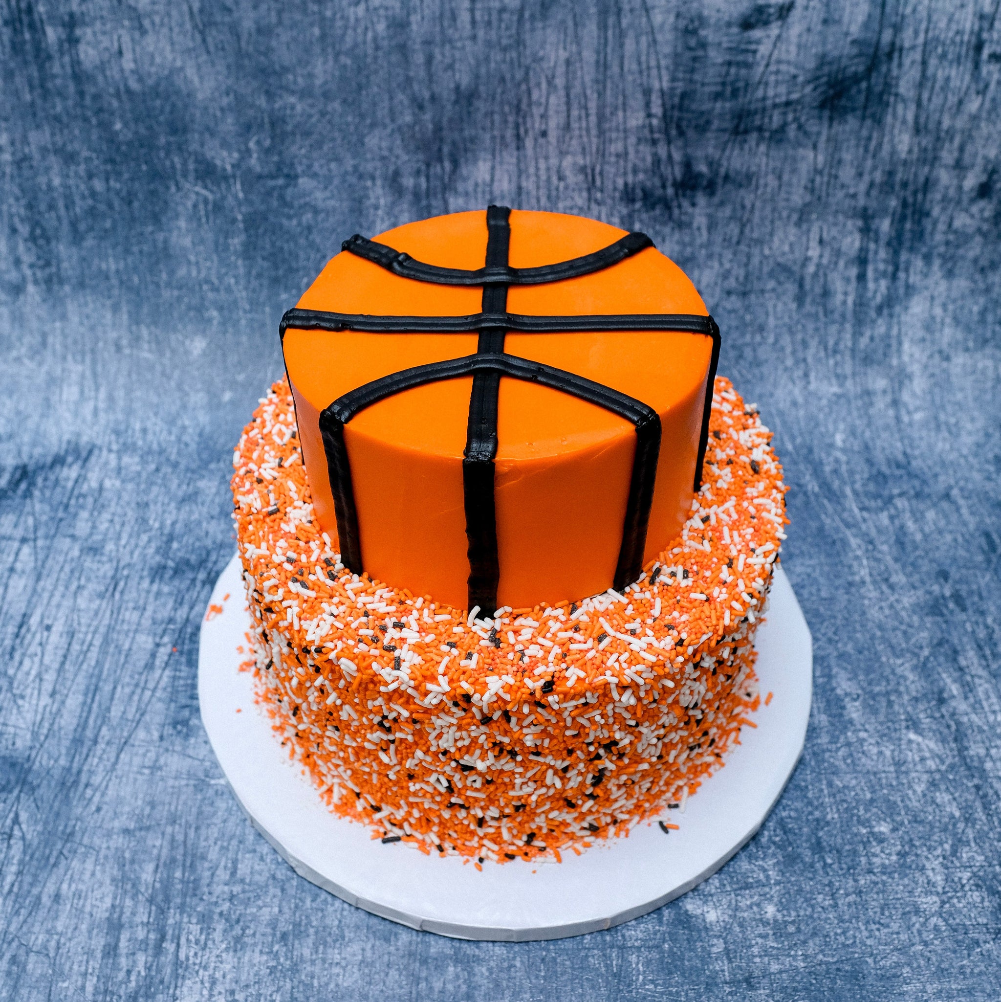 Basketball Tiered Sport Cake, image size:2048x2049