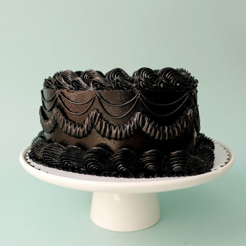 heart shaped vintage ornate cake 