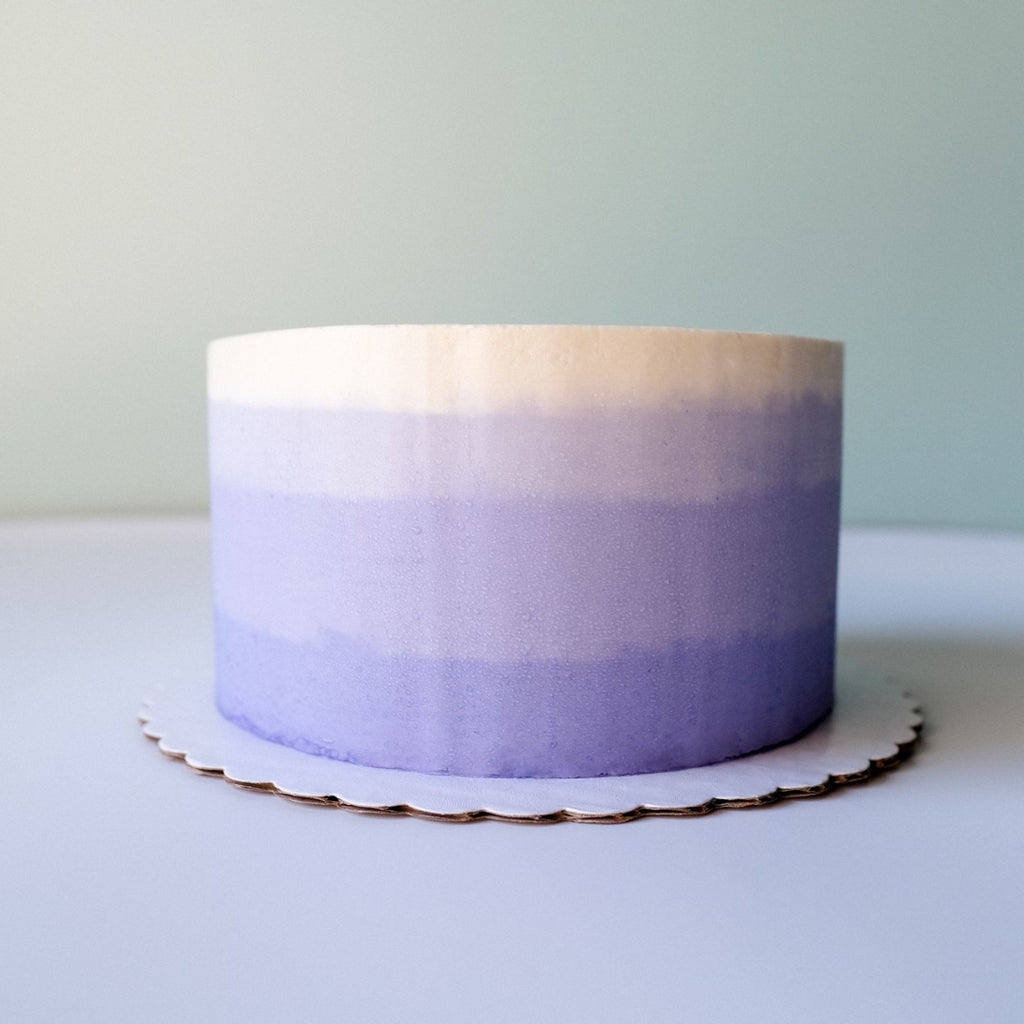 purple ombre cake 