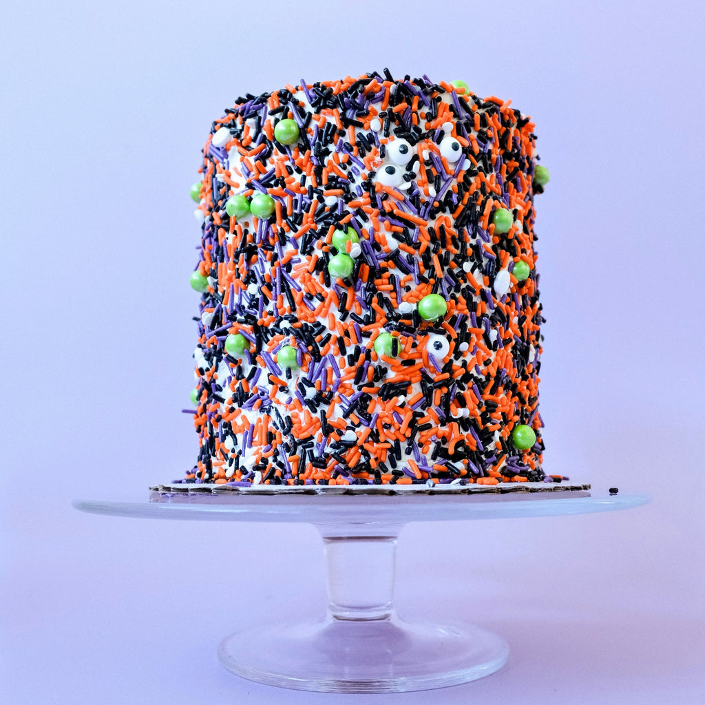 Halloween Sprinkle Cake 