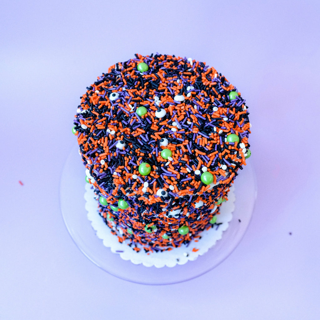 Halloween Sprinkle Cake 