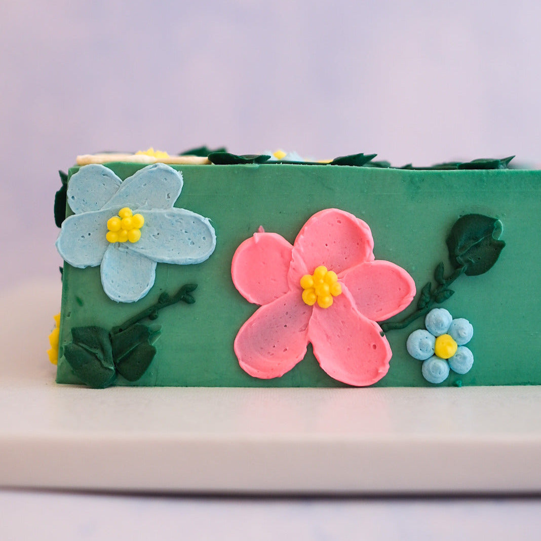Flower Sheet Cake Padoca Bakery flower-sheet-cake-padoca-bakery