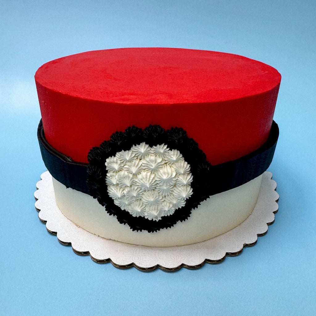 a pokeball cake
