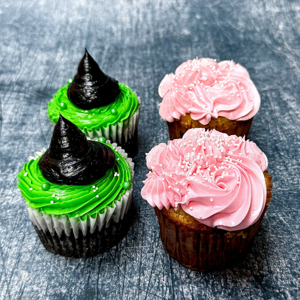 Wicked cupcakes pink and green 