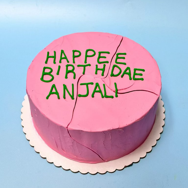 Pink Harry Potter Themed Birthday Cake