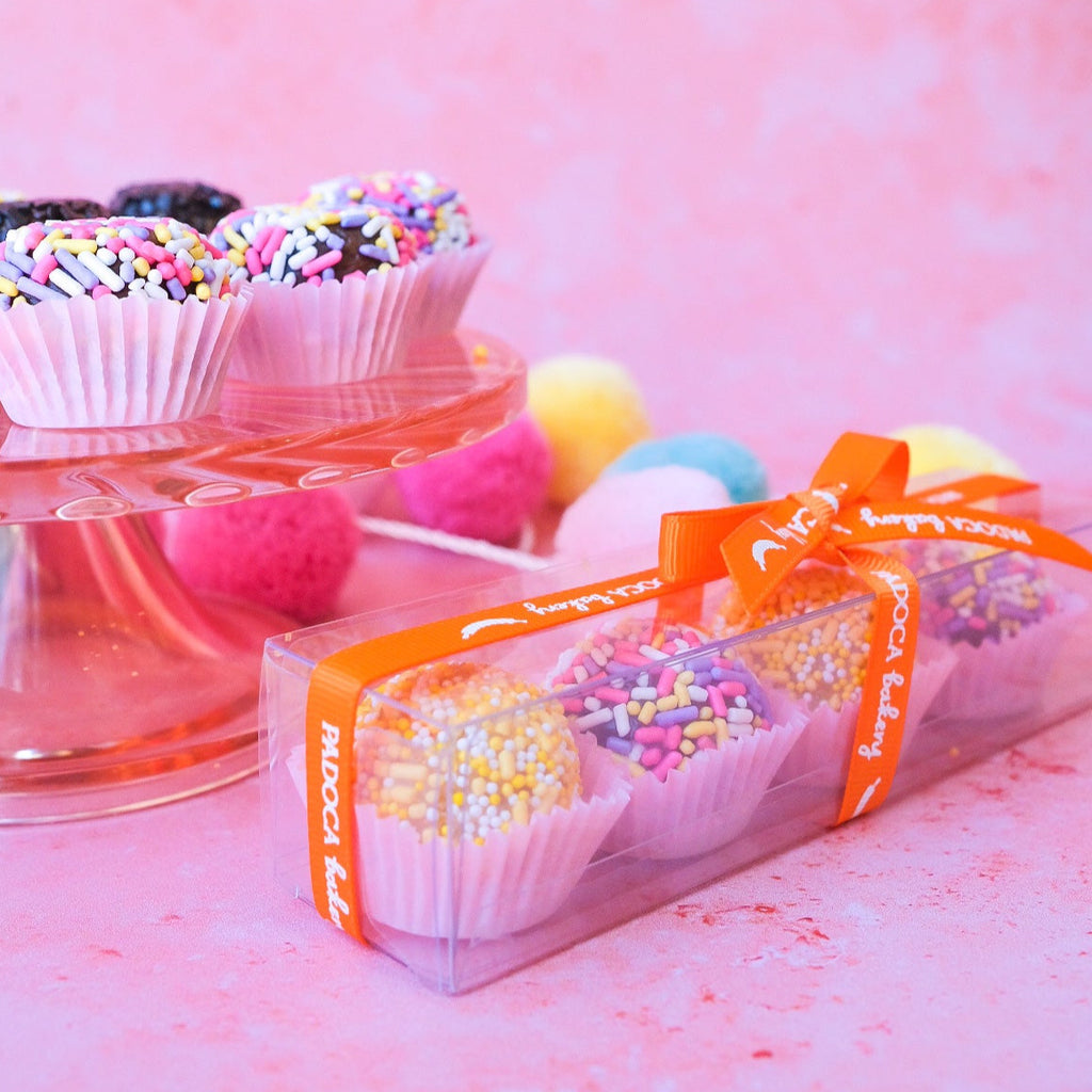 Pastel Colored Brazilian Brigadeiros 