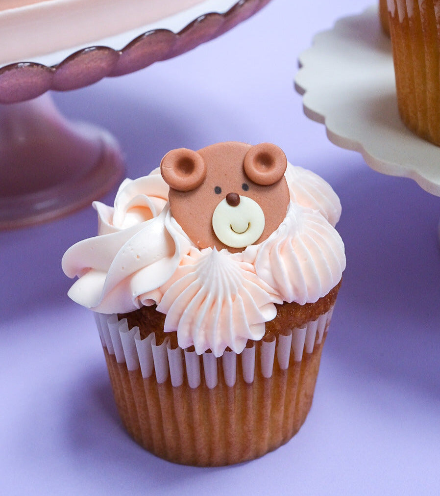 36 caissettes à cupcakes baby bear