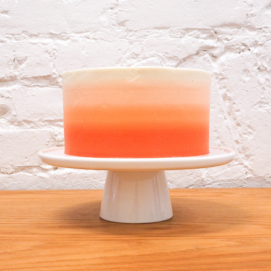 orange ombre cake 