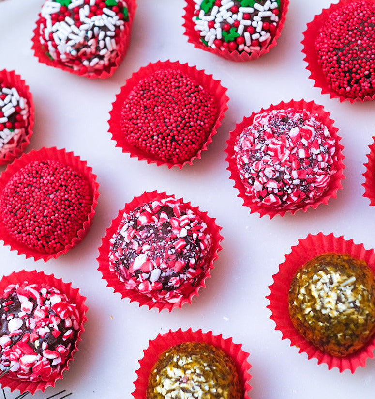 Red. Green and Gold Brazilian Brigadeiro Gift Set 