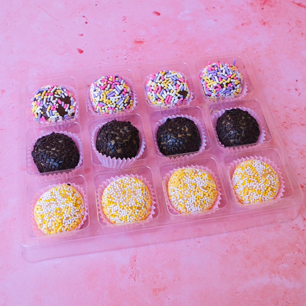 Pastel Colored Brazilian Brigadeiros 