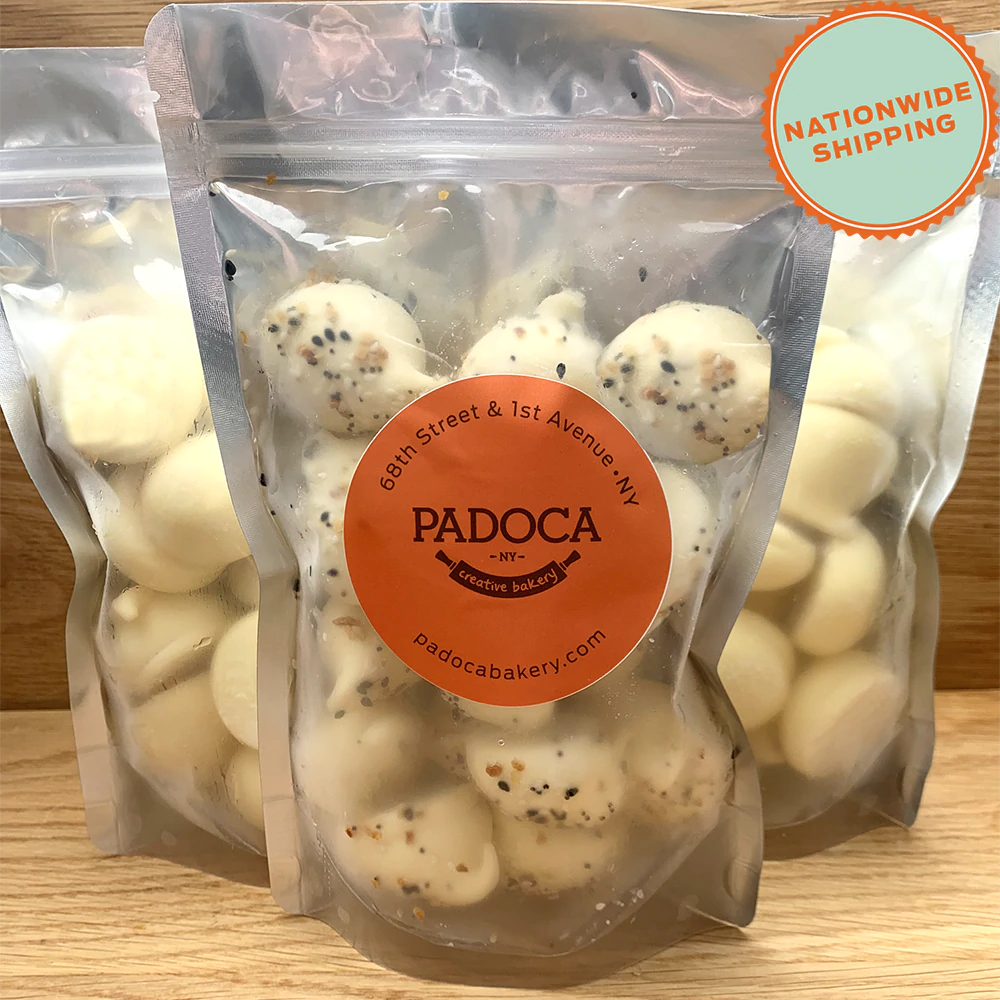 Bags of mini Brazilian PDQs Cheese Bread 